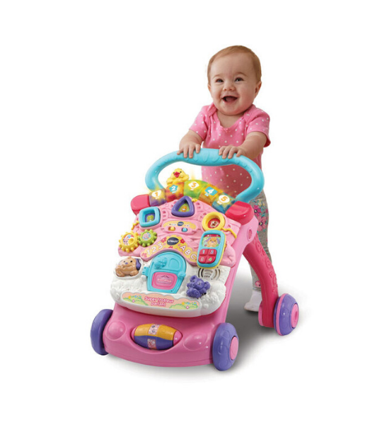 TROTTEUR PARLANT 2 EN 1 ROSE – VTECH