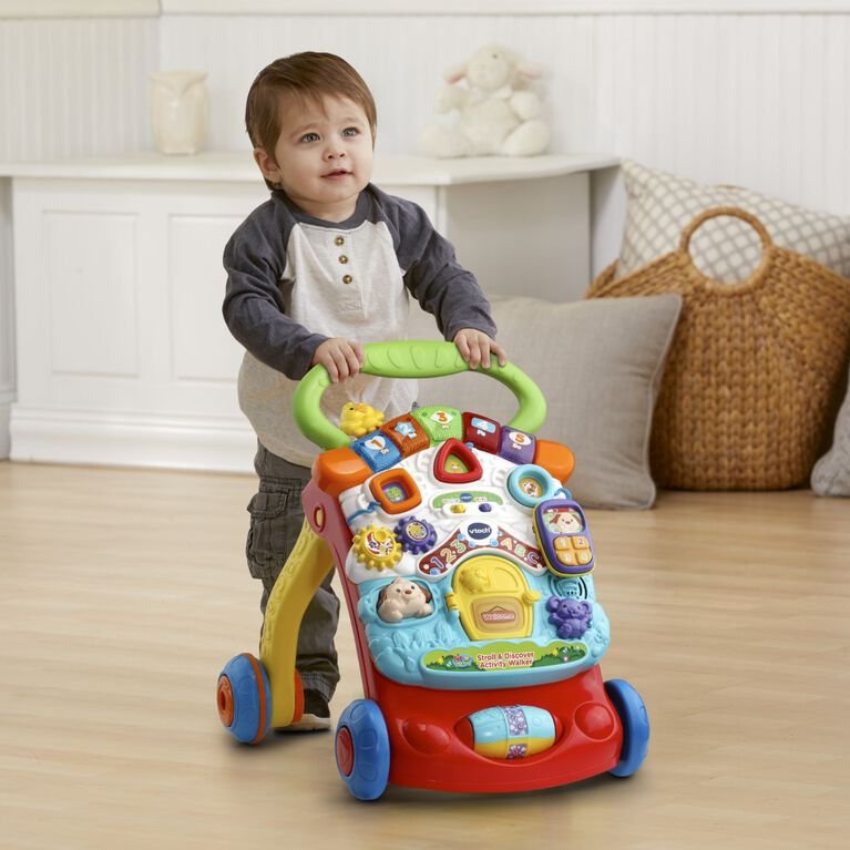 SUPER TROTTEUR PARLANT 2 EN 1 avec tableau d'éveil détachable- Vtech