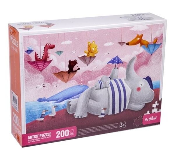 Puzzle Artistik – Animaux Magiques – 200 pièces