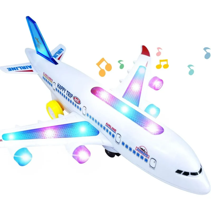 Avion télécommandé Airliner avec effets lumineux et sonores