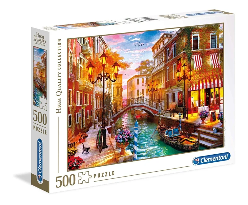 Puzzle 500 pièces – Venise au coucher du soleil (Clementoni High Quality Collection)