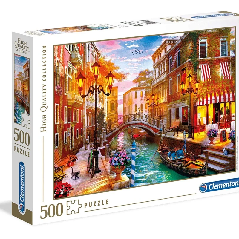 Puzzle 500 pièces – Venise au coucher du soleil (Clementoni High Quality Collection)