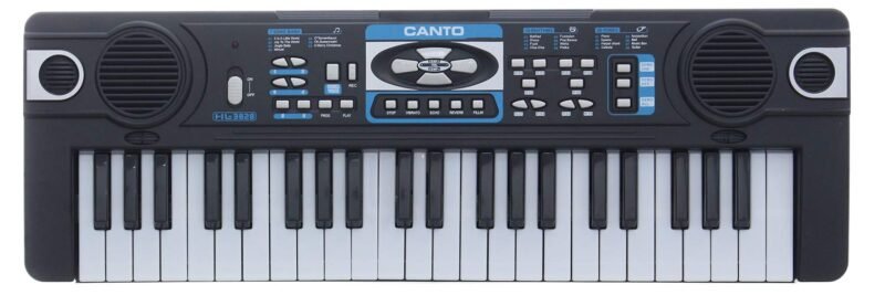 Piano Électronique 44 Touches avec Microphone – Music Workstation