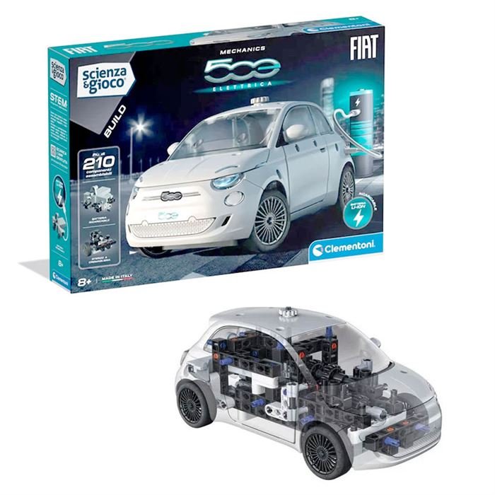 Science & Play Mechanics – Fiat 500 Électrique (Clementoni)
