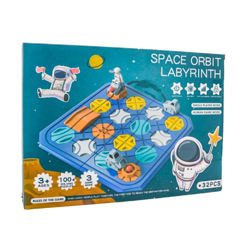 Jeu de labyrinthe spatial éducatif (42 pièces, 200+ défis, 3 modes de jeu)