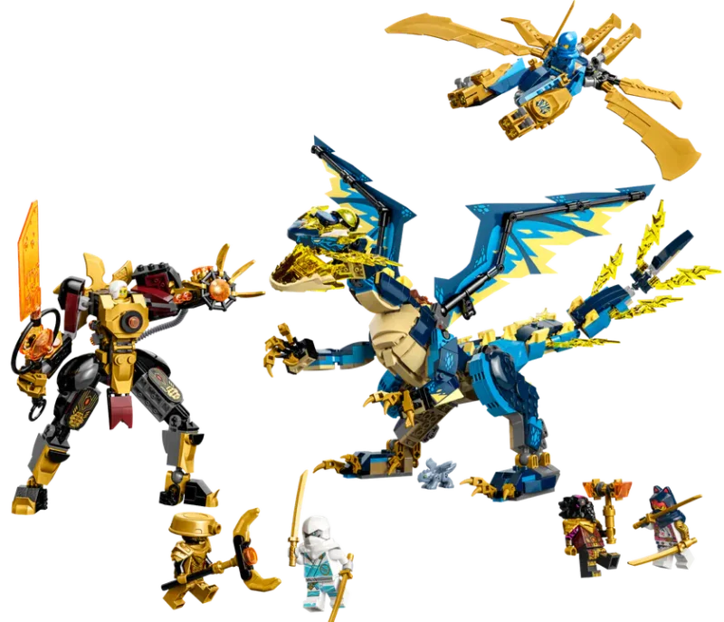 LEGO Ninjago Dragons Rising – Sets de construction (Dragon & Mecha géants)