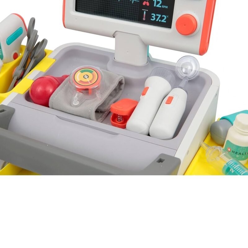 Set de Jeu Docteur avec Chariot Médical et Accessoires