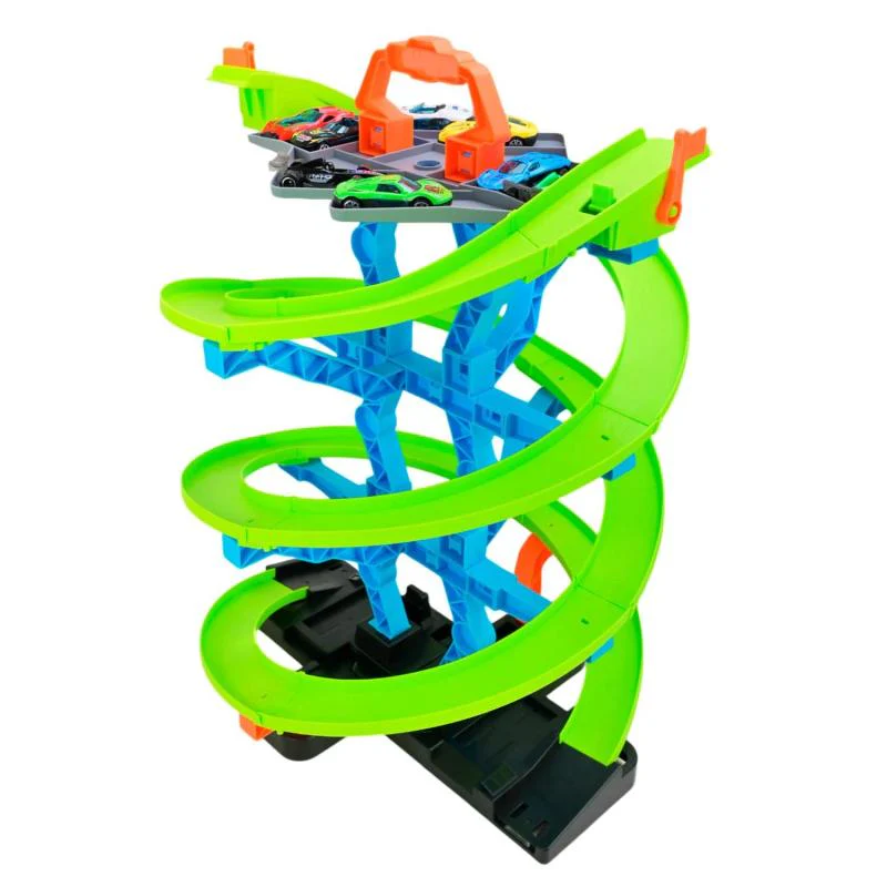 Piste de Voitures Spirale – High Speed Track avec 6 voitures