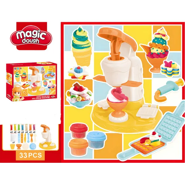 Machine à Glace en Pâte à Modeler – Happy Color Mud