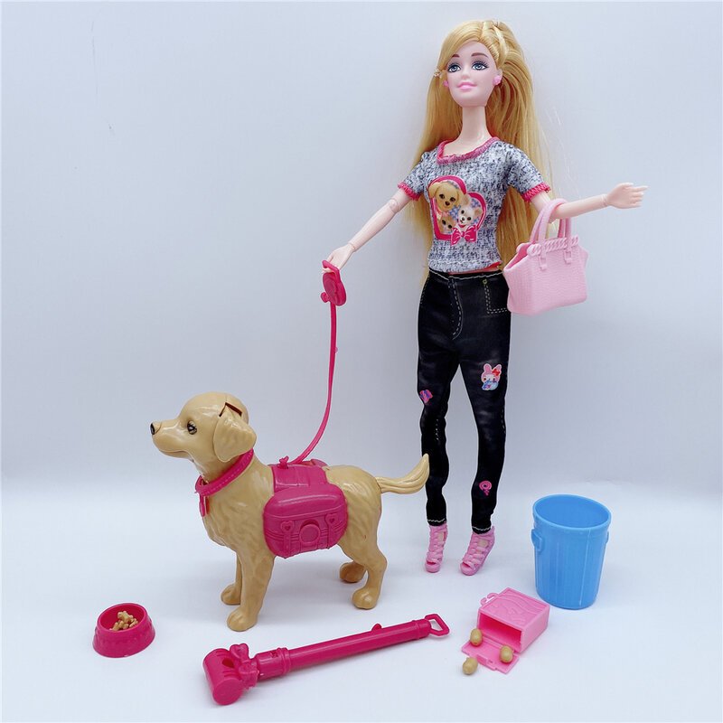 Poupée Baonier avec son chien – Coffret My Pet