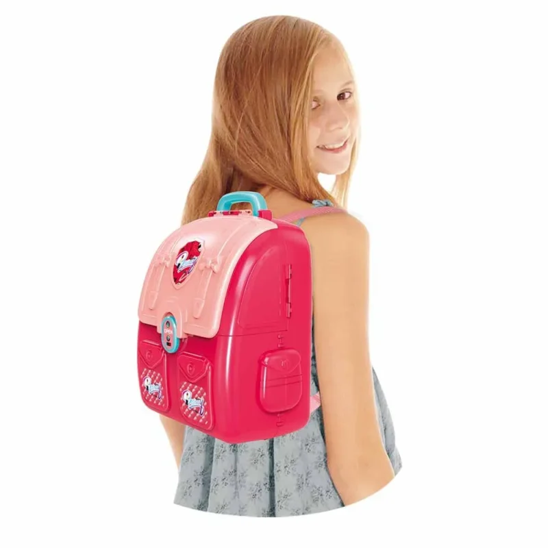 Sac à dos vanity maquillage enfant – Jeu de rôle beauté