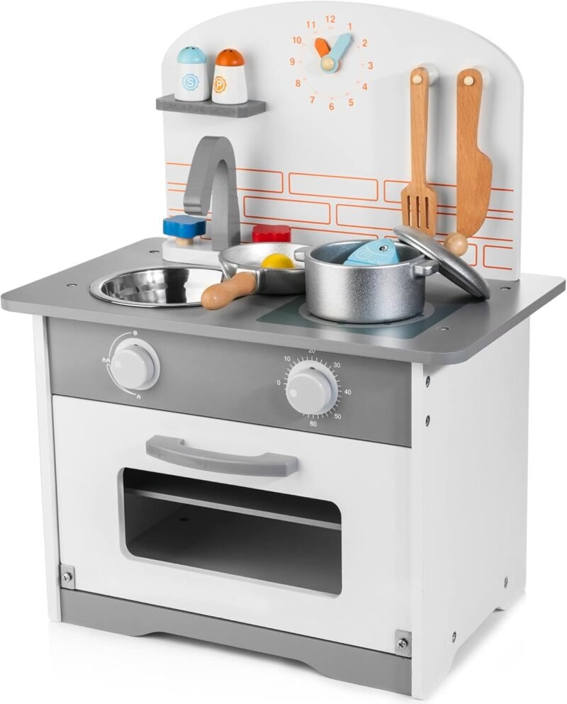 Cuisine en Bois pour Enfants avec Accessoires