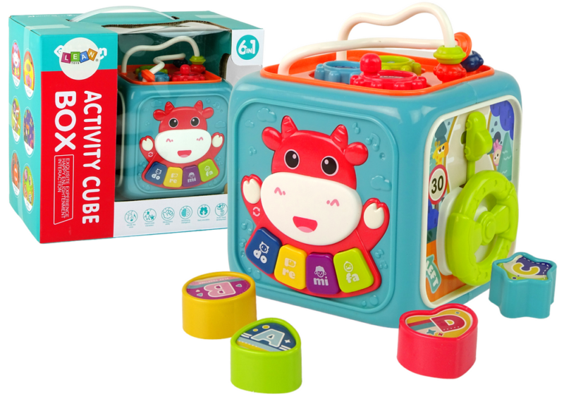 Cube d’Activités Éducatif 6 en 1 – Activity Cube Box