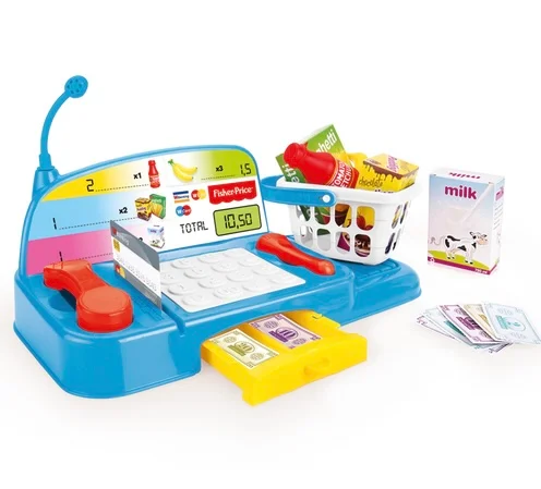 Fisher-Price – Caisse Enregistreuse Junior Cashier avec Accessoires