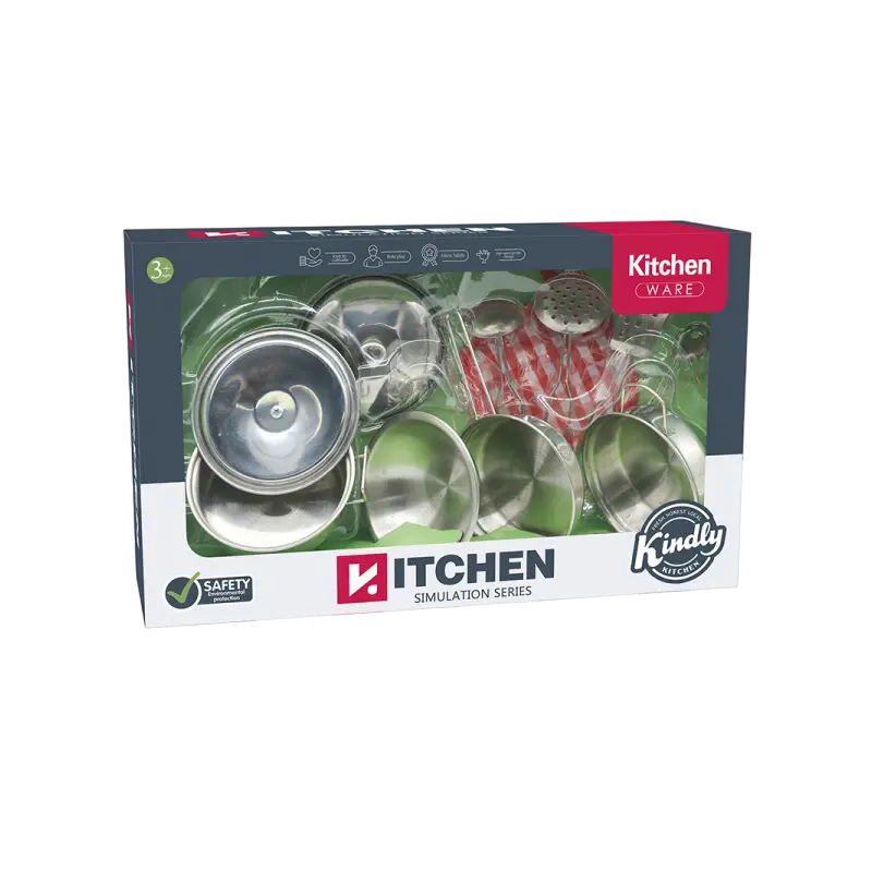 Kitchen Simulation Series – Set d’ustensiles de cuisine en métal