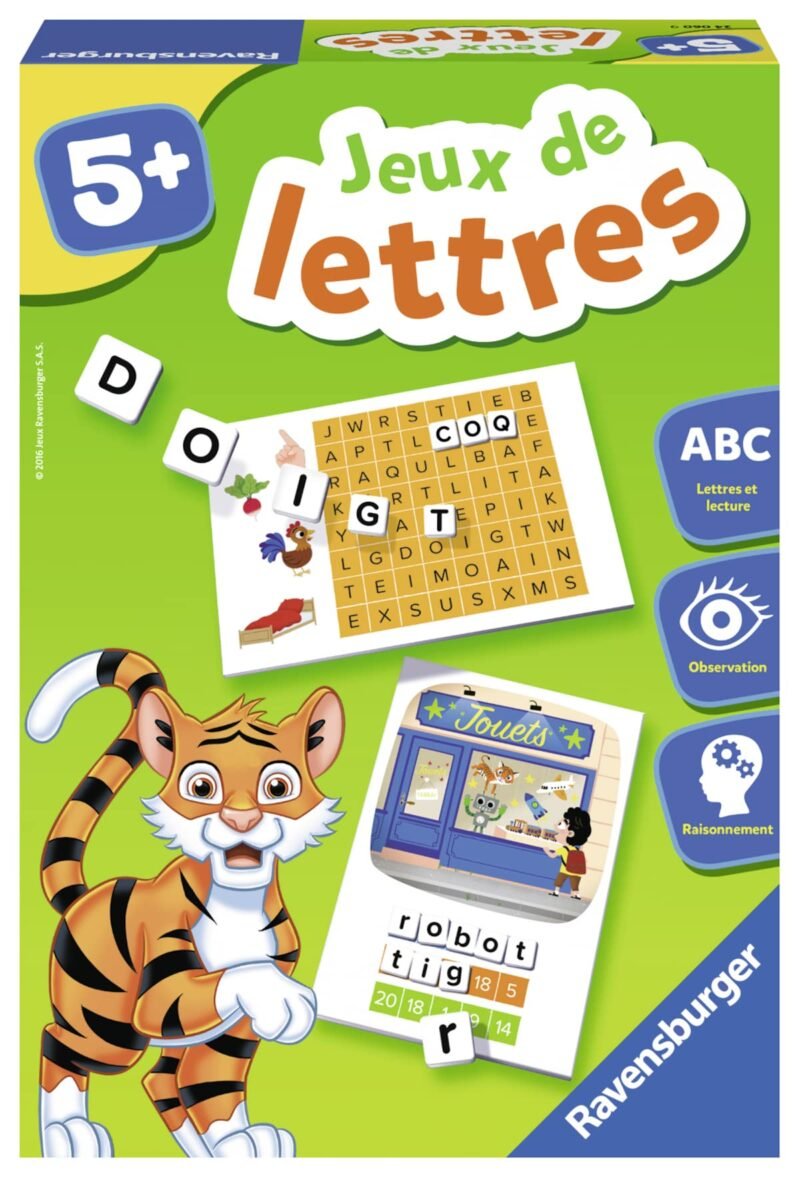 Jeux de lettres éducatif – 5 ans et +
