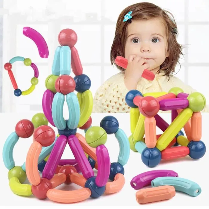 Jeu de Construction Magnétique – 25 Pièces