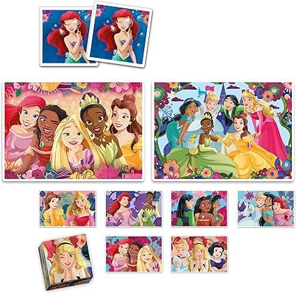 Puzzle & Jeux 4 en 1 – Disney Princess (Clementoni EduKit)