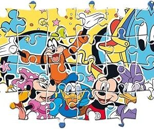 Puzzle 2x20 pièces – Disney Junior Mickey (Clementoni SuperColor)