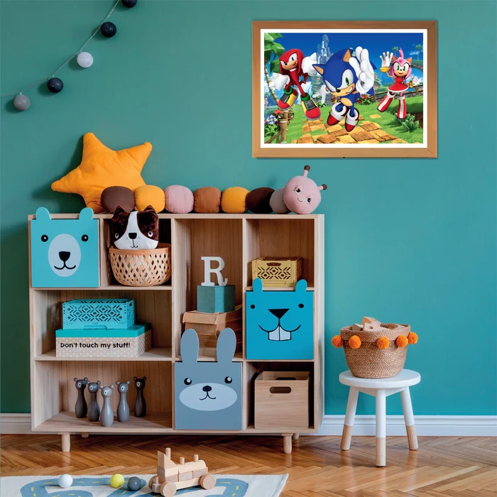 Puzzle Maxi 104 pièces – Sonic the Hedgehog (Clementoni)