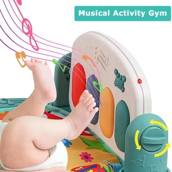 Bibi-im – Tapis d’éveil interactif Piano Playgym