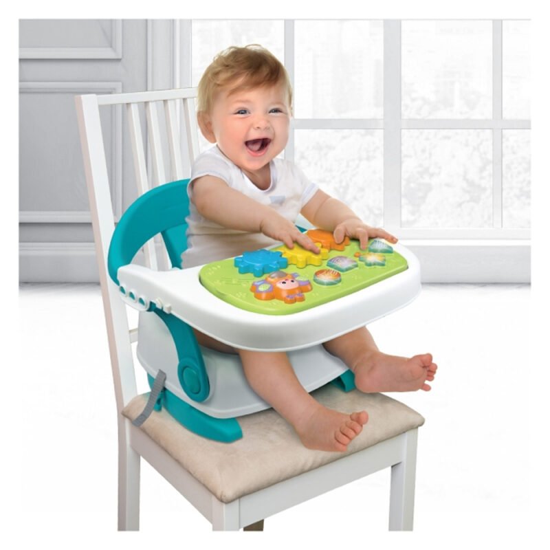 Winfun – Siège musical évolutif 3-en-1 avec tablette d’activités détachable