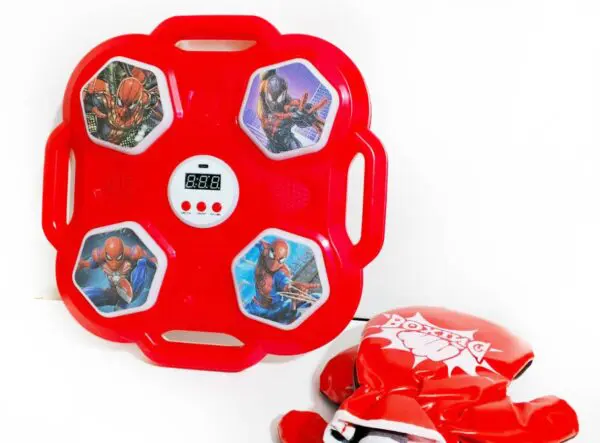 Jeu de Boxe Électronique Spiderman avec Gants – Punch Game