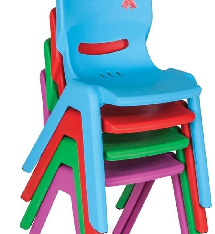 Chaise Enfant Empilable Colorée – Pilsan Happy Chair