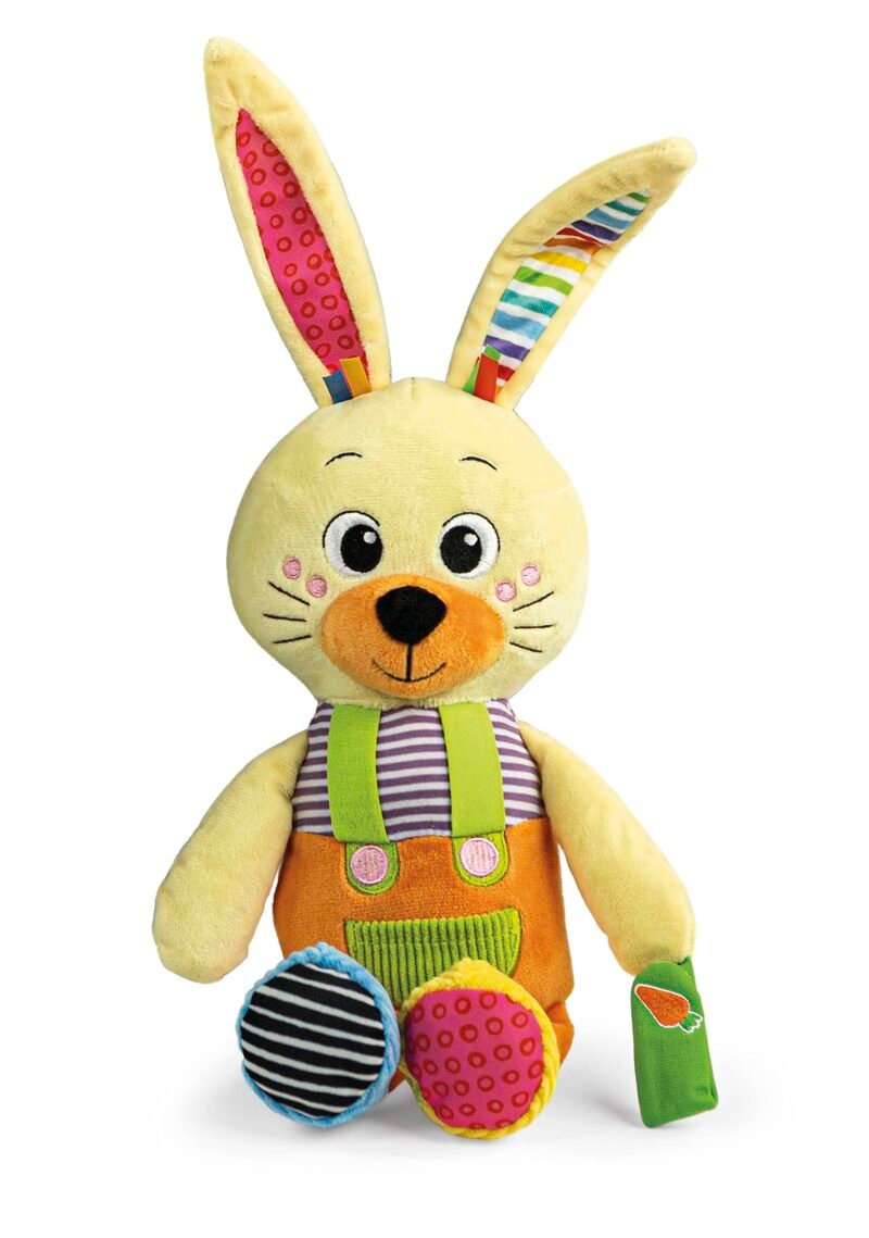 Benny le Lapin – Peluche Douce Éveil Bébé 0+ Mois