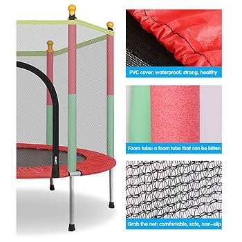 Trampoline Enfant avec Filet de Sécurité – FunJump 140