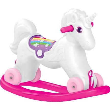 Licorne à bascule et à roulettes Dolu – Rocking Unicorn 2 en 1