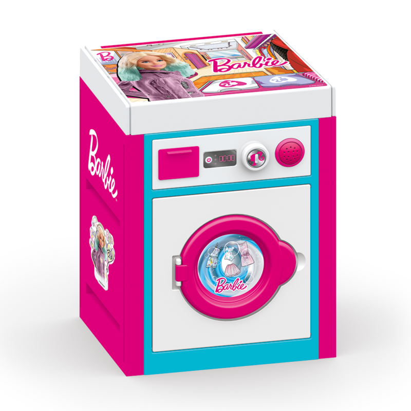 Machine à Laver Barbie Électrique avec Effets Sonores et Lumineux