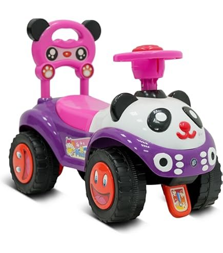 Porteur Panda Baby Ride – Violet & Rose