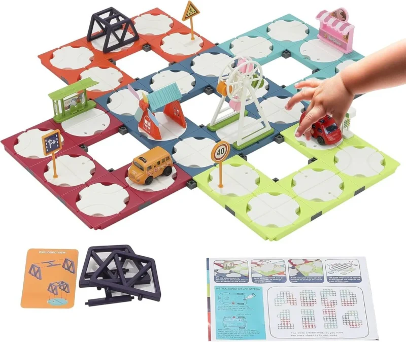 Set de Jeu “Mini Ville” – Circuit Urbain Interactif