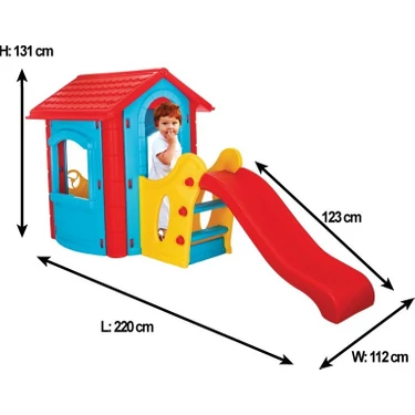 Maison de Jeu avec Toboggan – Happy House