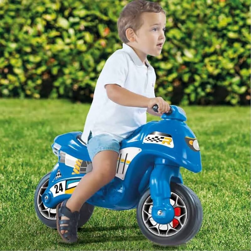 Moto Foot-to-Foot Racer – Bleu 24