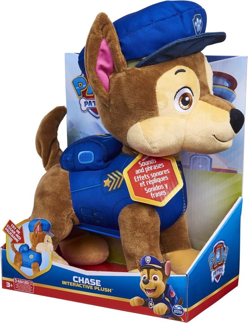 Peluche Parlante Héros Chiot Paw Patrol – Jouet Interactif