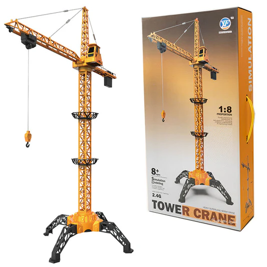 Grue de Chantier Télécommandée – Grande Taille 1:8