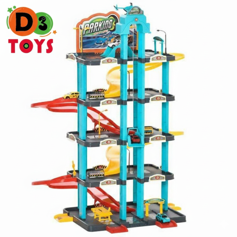 Super Garage Parking à Étages – Circuit de Voitures pour Enfants