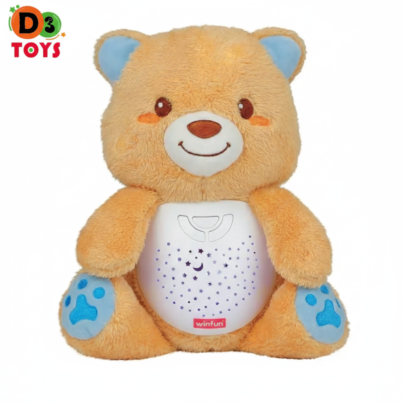 Ourson Lumineux 2-en-1 Winfun – Starry Lights Bear