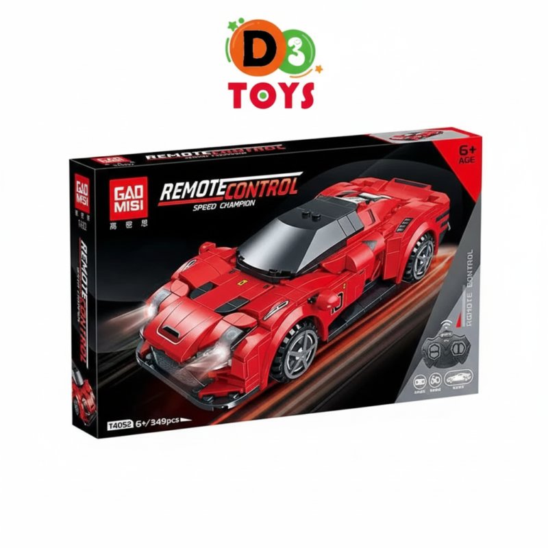 Voiture LEGO Télécommandée – GAO MISI Speed Champion (349 pièces)