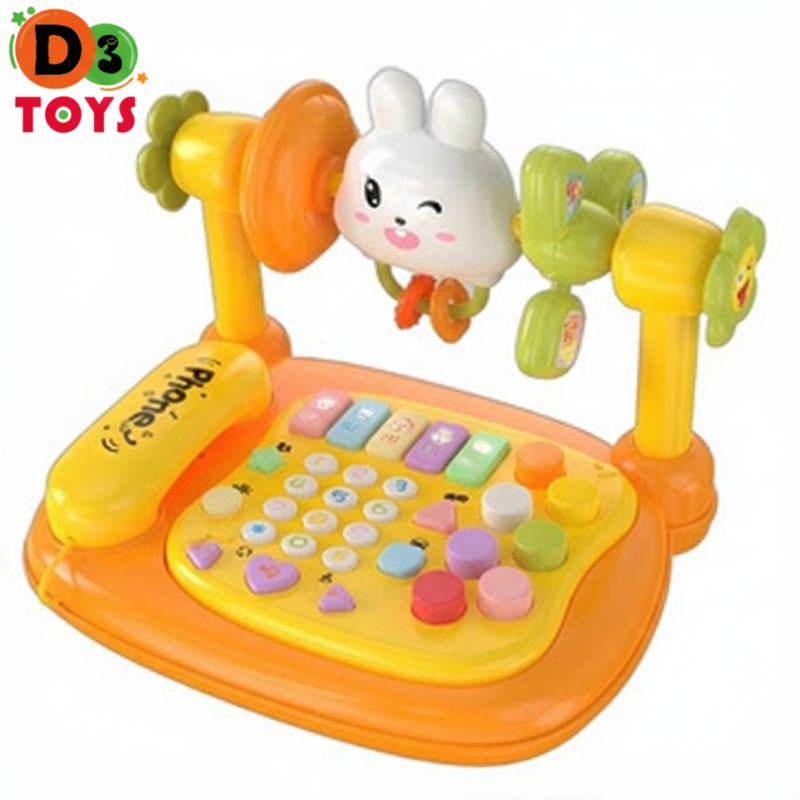 Téléphone Éducatif Musical Bébé – Jouet Interactif d’Éveil