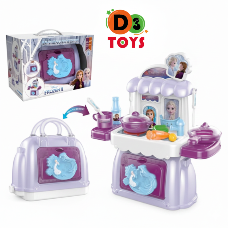 Cuisine Portable Frozen II – Set de Jeu avec Accessoires