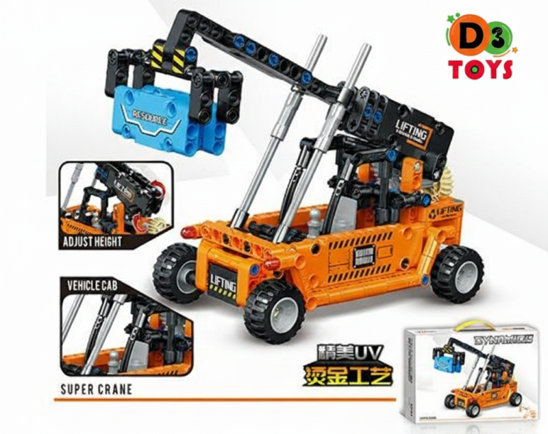 Camion Grue de Construction à Monter – Blocs Techniques Enfant