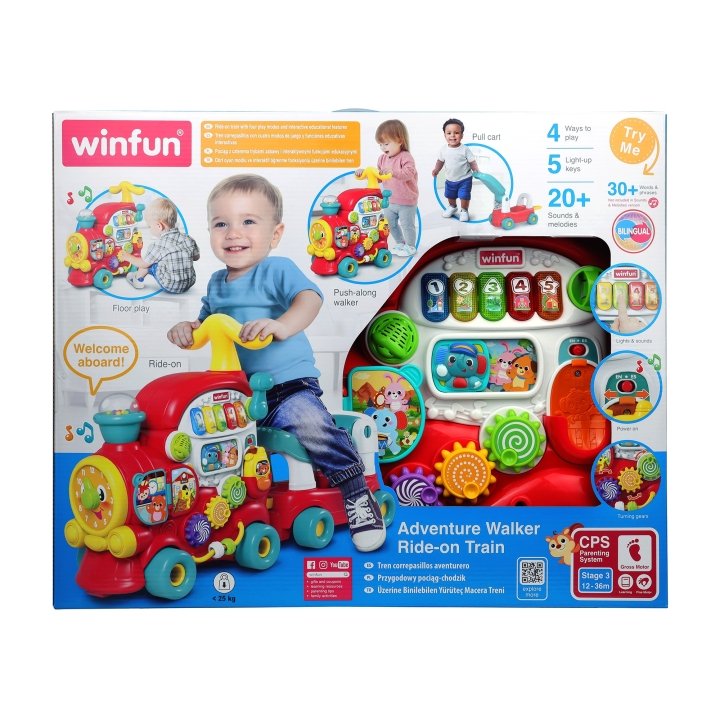 Train Trotteur Évolutif Winfun – Adventure Walker Ride-On