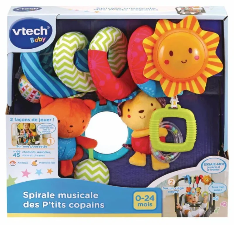 Spirale Musicale Bébé VTech – P’tits Copains (0–24 mois)