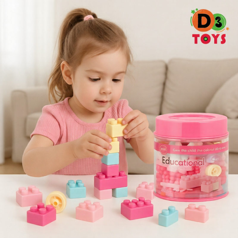 Boîte de Blocs de Construction Éducatifs pour Enfants