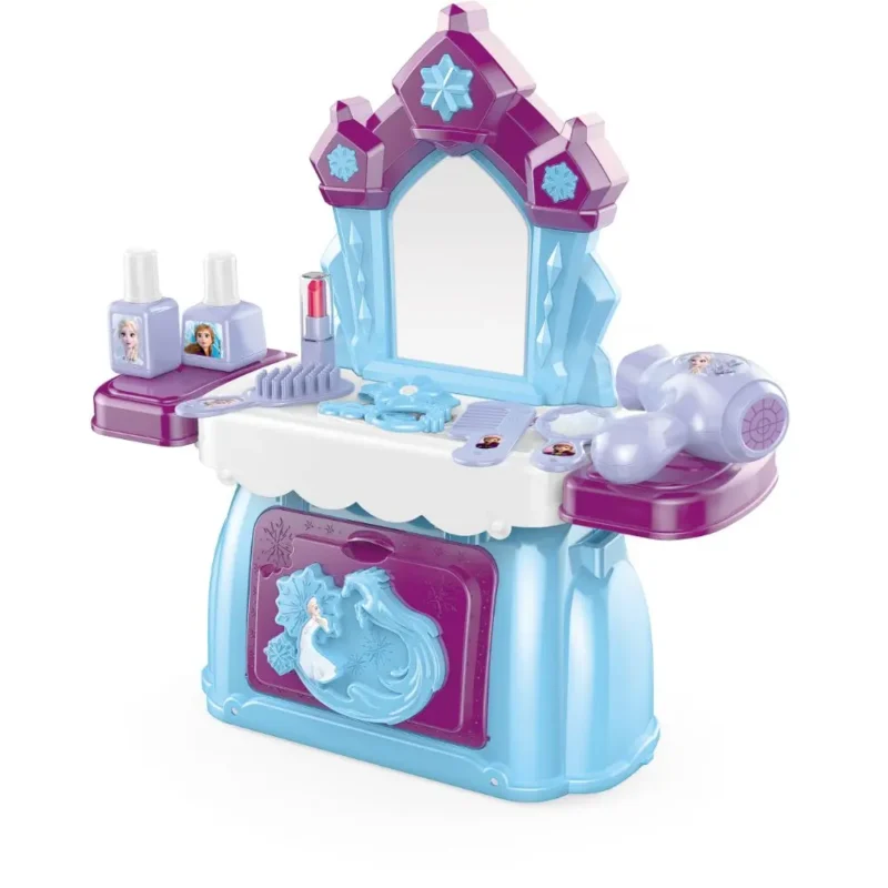 Coiffeuse Enfant Thème Glace – Set Beauté avec Accessoires