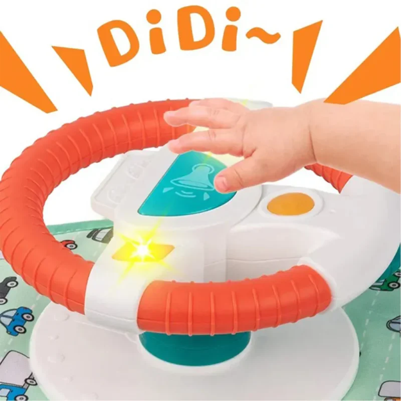 Jouet Volant d’Activité pour Bébé avec Miroir – Fixation Siège Auto & Poussette