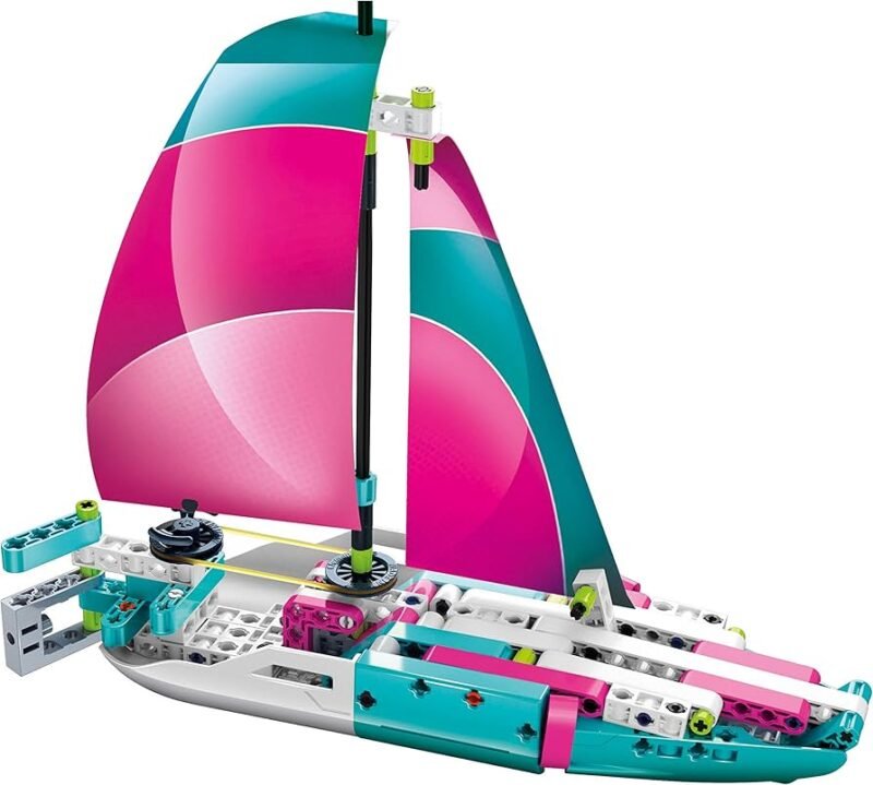 Bateau à Voile à Construire – Blocs de Construction Dynamiques Enfant